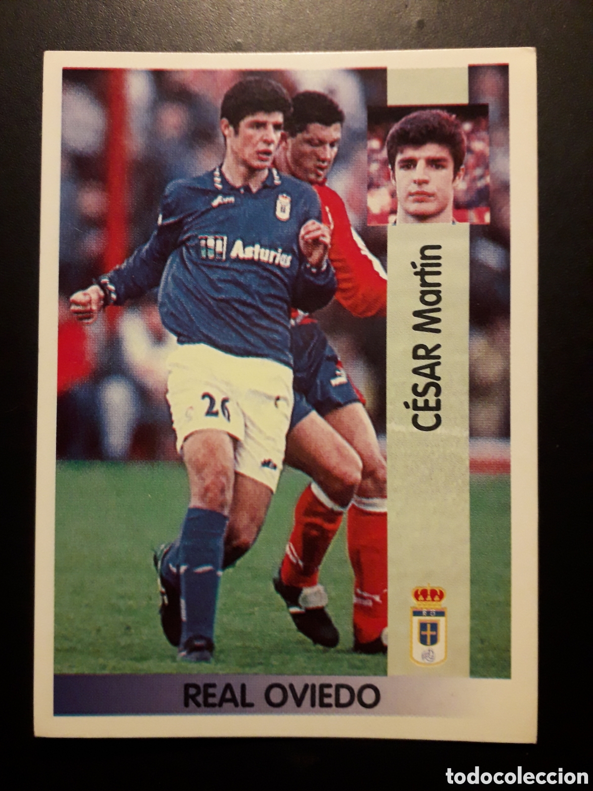 Figurine di Calcio: C&Eacute;SAR OVIEDO N&deg; 229 PANINI 96 97 1996 1997 SIN PEGAR PEDIDO M&Iacute;NIMO 3&euro;