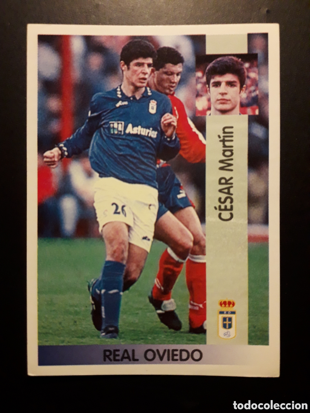 Figurine di Calcio: C&Eacute;SAR OVIEDO N&deg; 229 PANINI 96 97 1996 1997 SIN PEGAR PEDIDO M&Iacute;NIMO 3&euro;