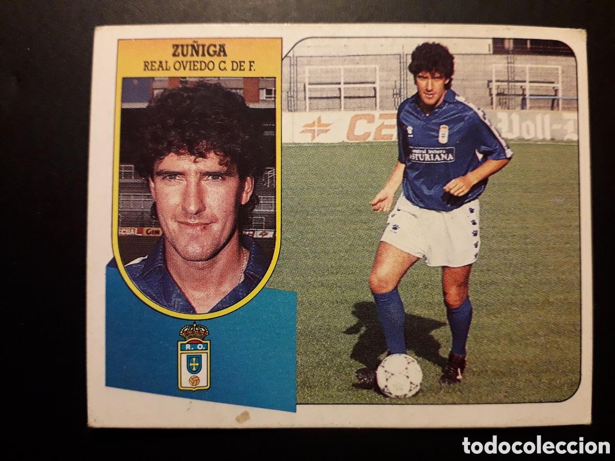 Figurine di Calcio: Z&Uacute;&Ntilde;IGA OVIEDO ED ESTE 1991 1992 91 92 SIN PEGAR, PEDIDO M&Iacute;NIMO 3&euro;.