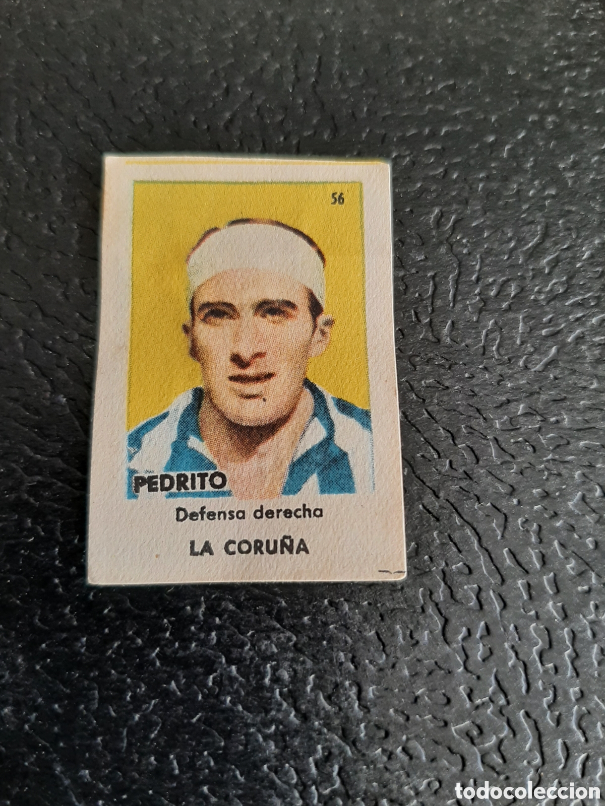 Football Stickers: PEDRITO LA CORU&Ntilde;A N 56 ASES DEL FUTBOL 1&ordf; DIVISION SERIE C SOBRE AS BRUGUERA 1944