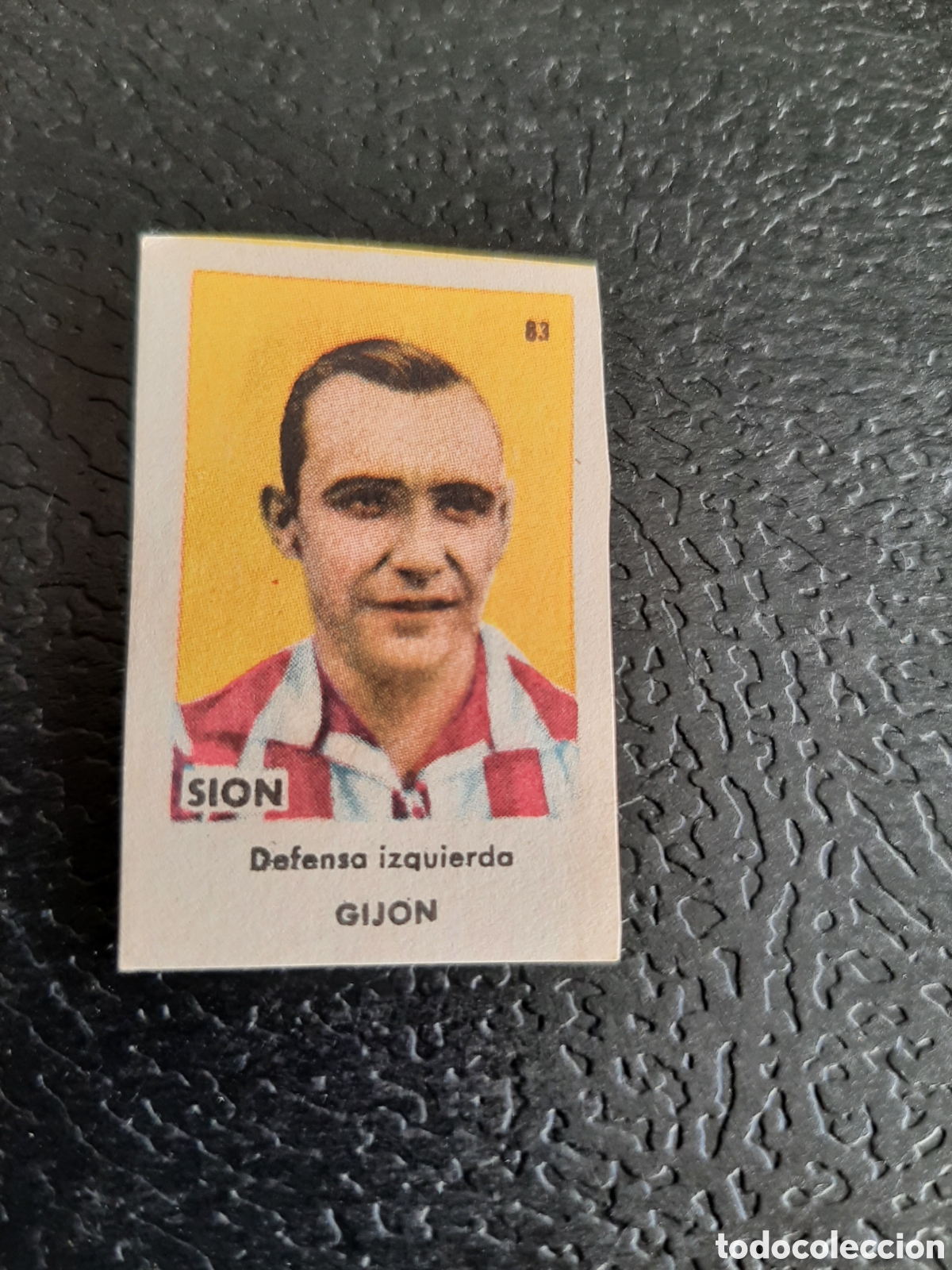Cromos de Futebol: SION GIJON N 83 ASES DEL FUTBOL 1&ordf; DIVISION SERIE C SOBRE AS BRUGUERA 1944