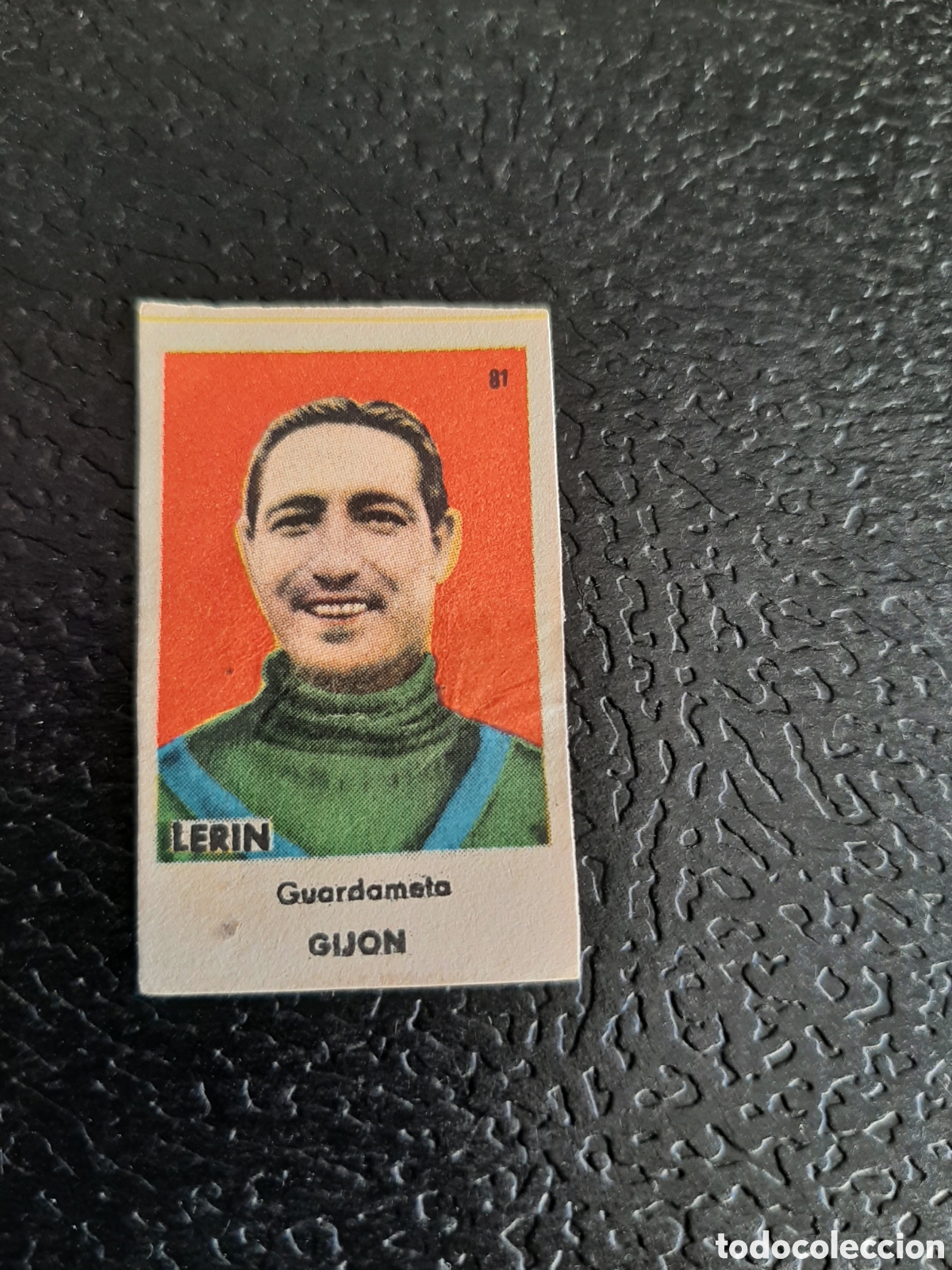 Cromos de Futebol: LERIN GIJON N 81 ASES DEL FUTBOL 1&ordf; DIVISION SERIE C SOBRE AS BRUGUERA 1944