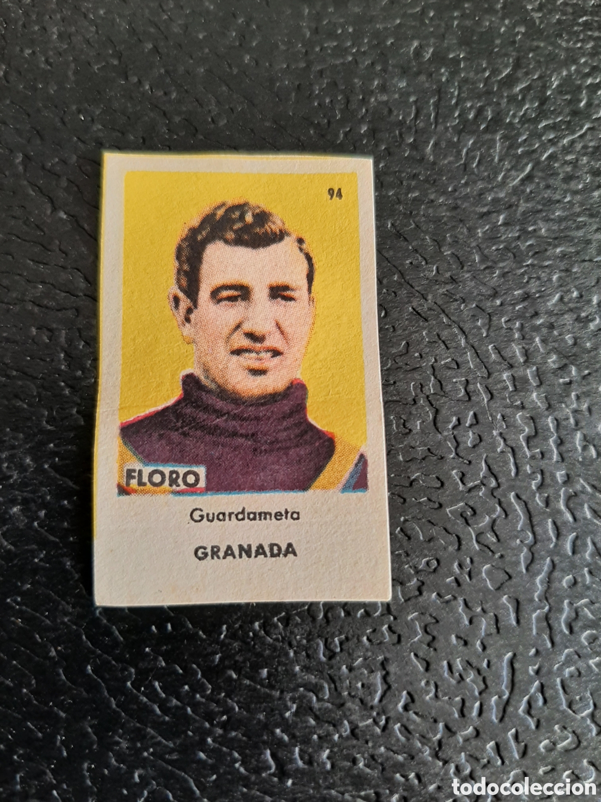 Cromos de Futebol: FLORO GRANADA N 94 ASES DEL FUTBOL 1&ordf; DIVISION SERIE C SOBRE AS BRUGUERA 1944
