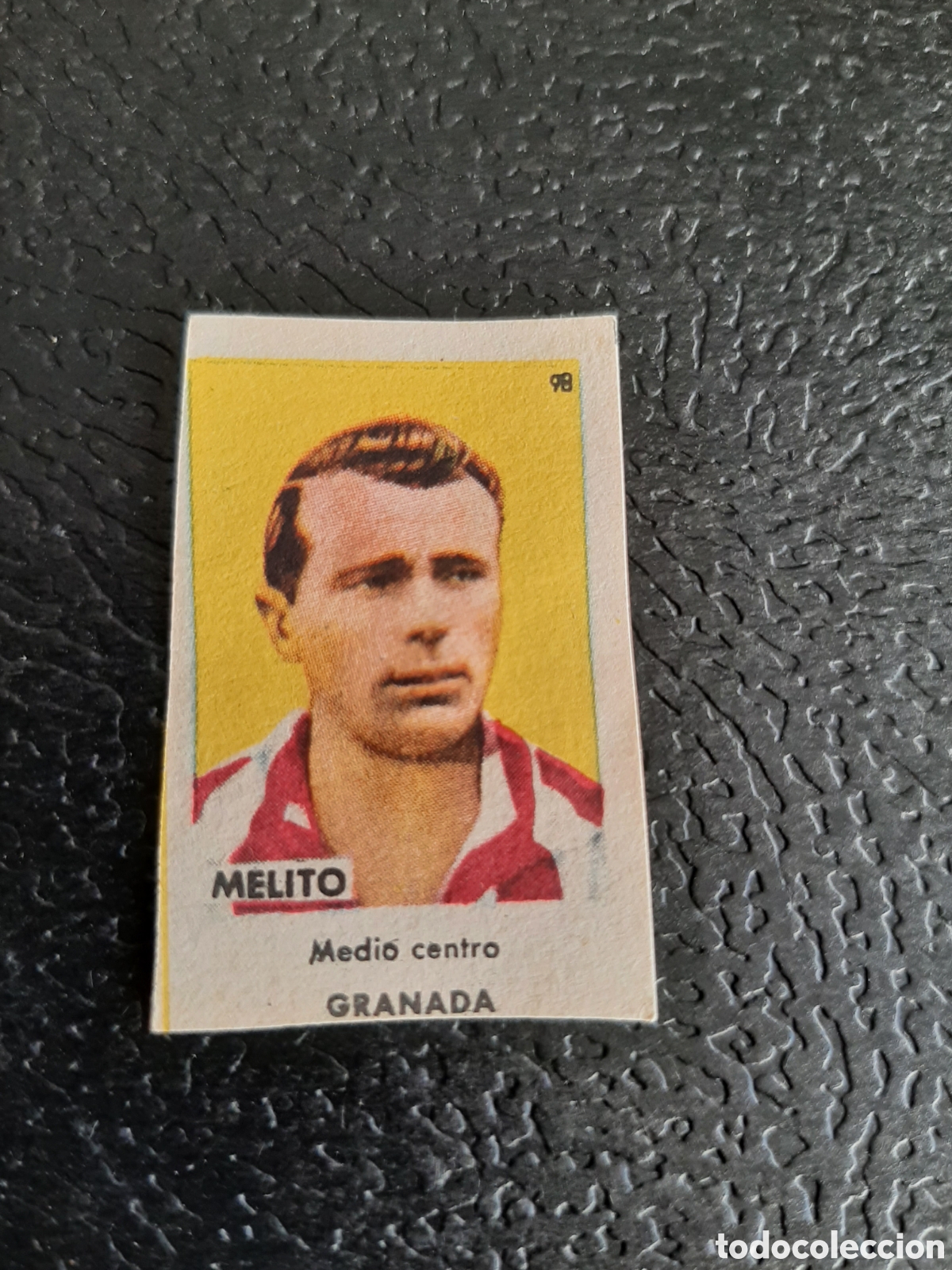 Cromos de Futebol: MELITO GRANADA N 98 ASES DEL FUTBOL 1&ordf; DIVISION SERIE C SOBRE AS BRUGUERA 1944