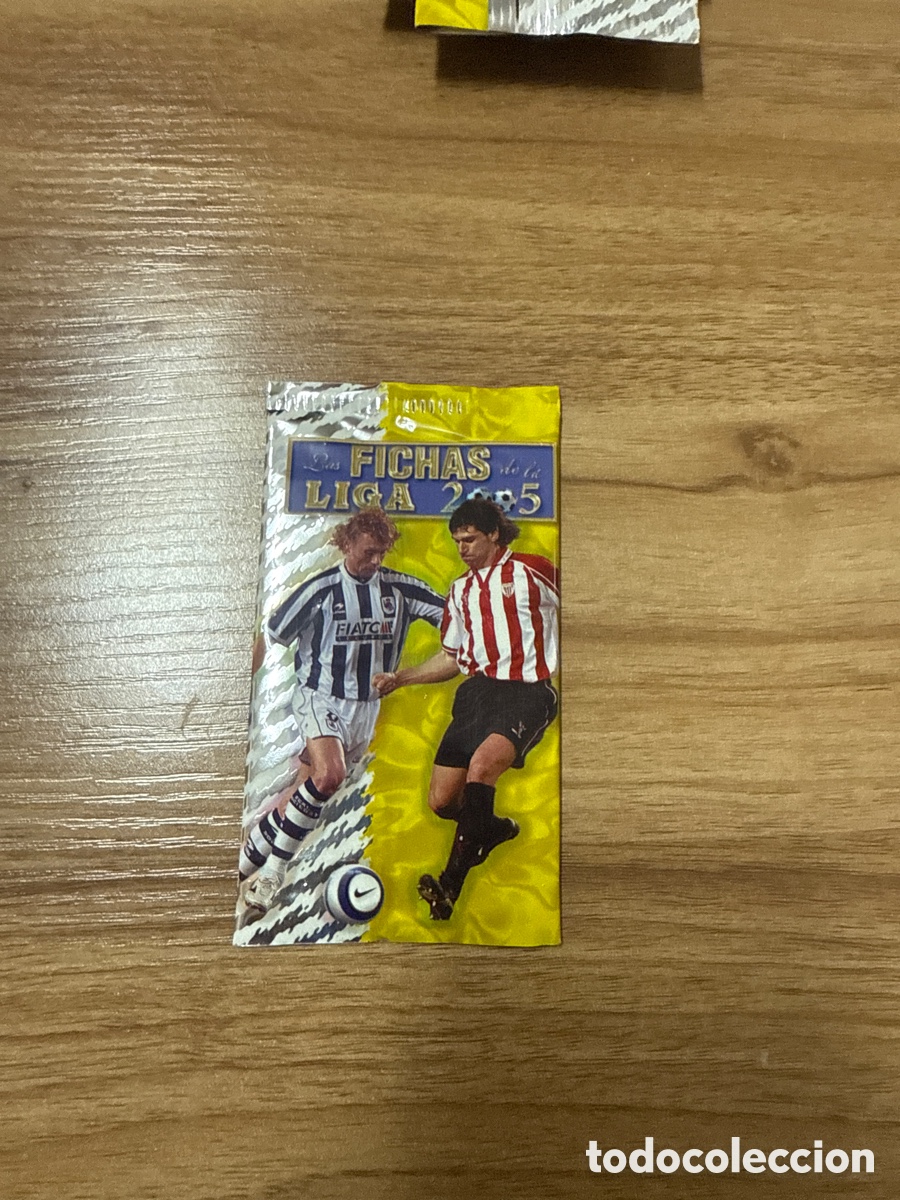 Fu&szlig;ball-Sticker: sobre sin abrir SEALED PACKET Mundicromo 04 05 2004 2005 fichas liga . 617 Messi rookie ?