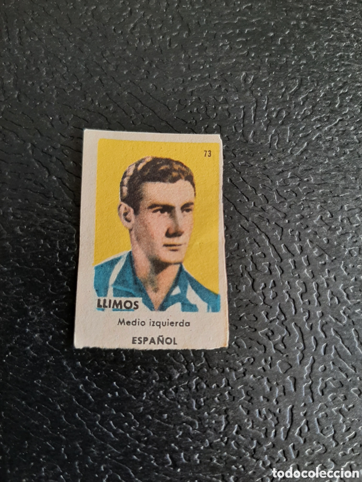 Cromos de Futebol: LLIMOS ESPA&Ntilde;OL N 73 ASES DEL FUTBOL 1&ordf; DIVISION SERIE C SOBRE AS BRUGUERA 1944