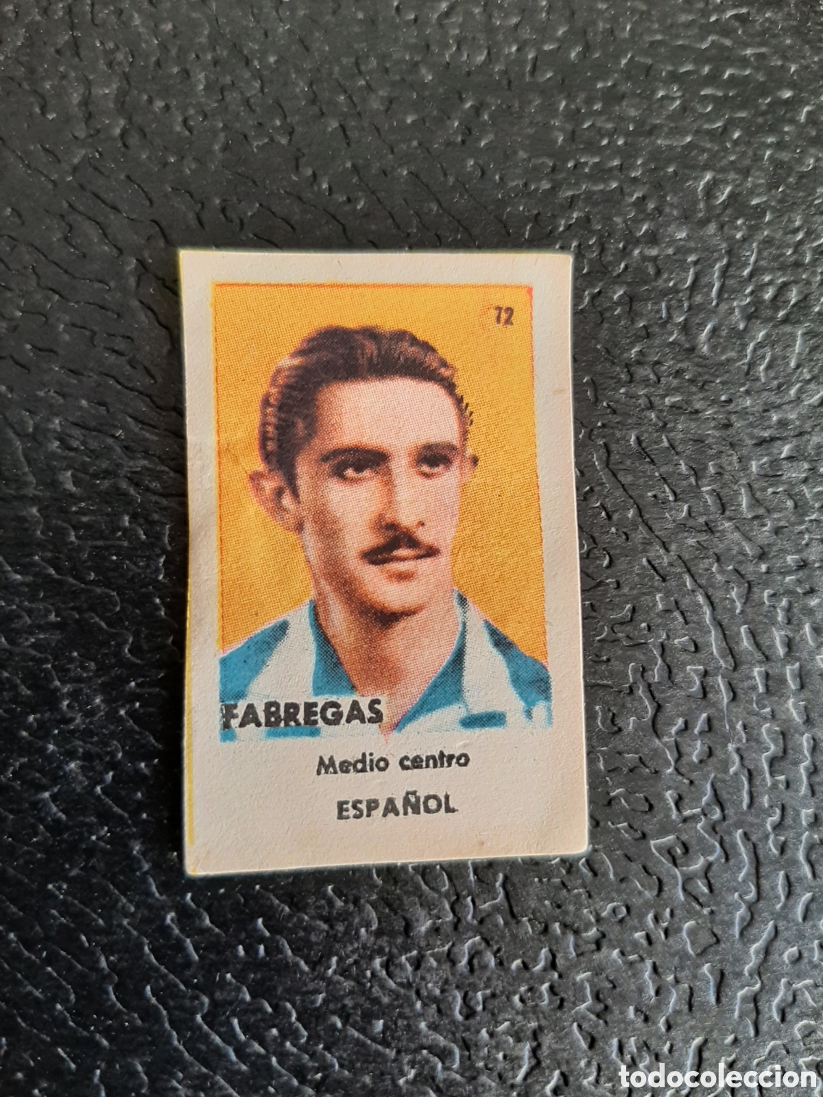 Cromos de Futebol: FABREGAS ESPA&Ntilde;OL N 72 ASES DEL FUTBOL 1&ordf; DIVISION SERIE C SOBRE AS BRUGUERA 1944