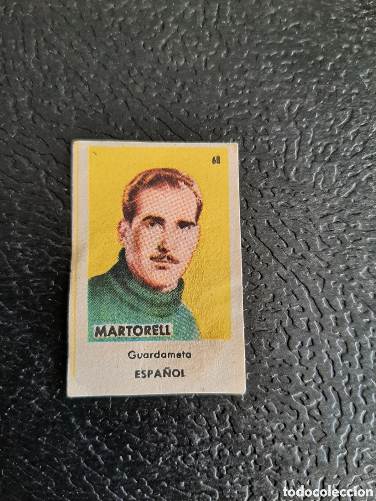 Cromos de Futebol: MARTORELL ESPA&Ntilde;OL N 68 ASES DEL FUTBOL 1&ordf; DIVISION SERIE C SOBRE AS BRUGUERA 1944