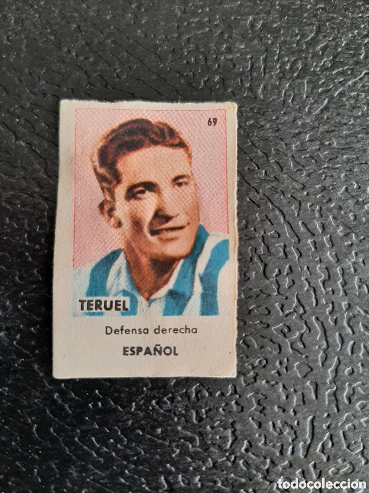 Cromos de Futebol: TERUEL ESPA&Ntilde;OL N 69 ASES DEL FUTBOL 1&ordf; DIVISION SERIE C SOBRE AS BRUGUERA 1944