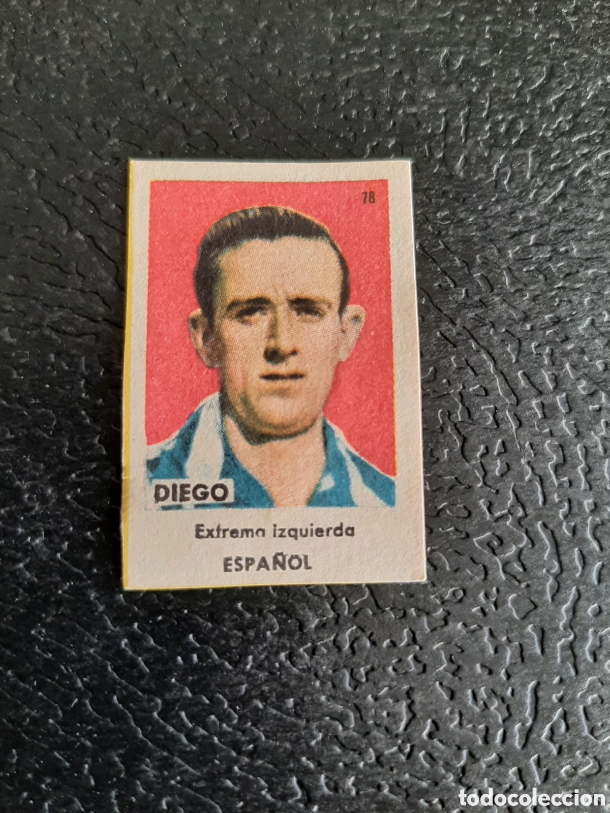 Cromos de Futebol: DIEGO ESPA&Ntilde;OL N 78 ASES DEL FUTBOL 1&ordf; DIVISION SERIE C SOBRE AS BRUGUERA 1944
