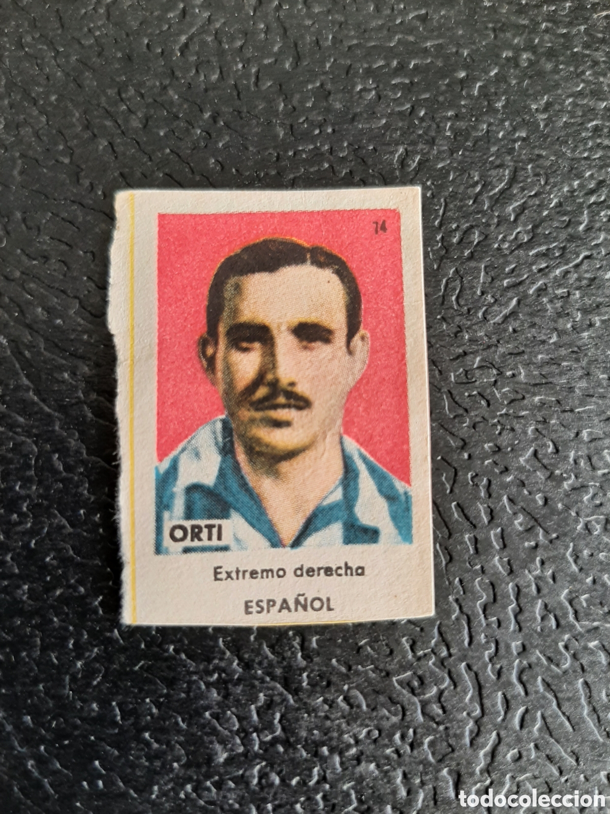 Cromos de Futebol: ORTI ESPA&Ntilde;OL N 74 ASES DEL FUTBOL 1&ordf; DIVISION SERIE C SOBRE AS BRUGUERA 1944