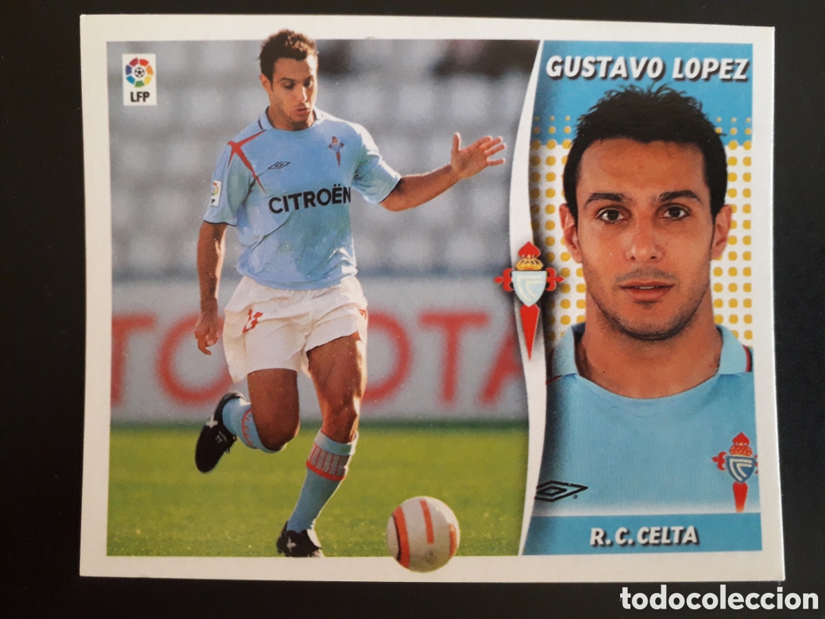 Cromos de F&uacute;tbol: GUSTAVO L&Oacute;PEZ CELTA DE VIGO ED ESTE 2006 2007 06 07 SIN PEGAR, PEDIDO M&Iacute;NIMO 3&euro;