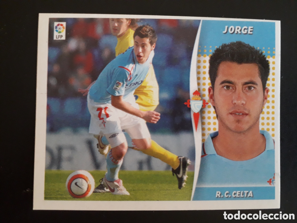 Cromos de F&uacute;tbol: JORGE CELTA DE VIGO ED ESTE 2006 2007 06 07 SIN PEGAR, PEDIDO M&Iacute;NIMO 3&euro;