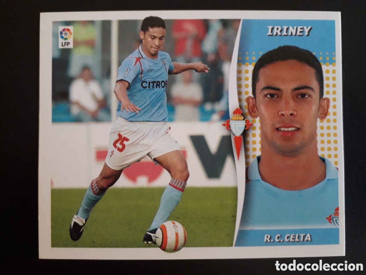 Cromos de F&uacute;tbol: IRINEY CELTA DE VIGO ED ESTE 2006 2007 06 07 SIN PEGAR, PEDIDO M&Iacute;NIMO 3&euro;