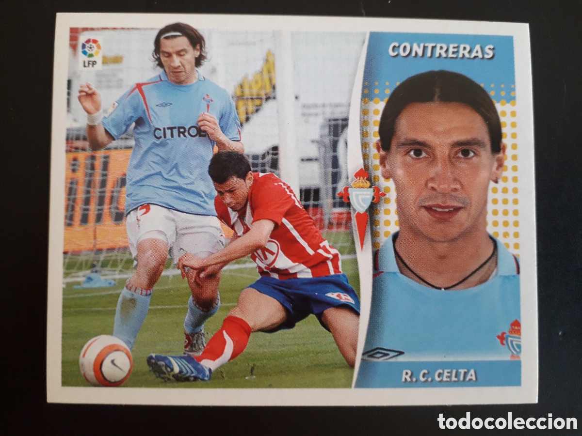 Cromos de F&uacute;tbol: CONTRERAS CELTA DE VIGO ED ESTE 2006 2007 06 07 SIN PEGAR, PEDIDO M&Iacute;NIMO 3&euro;