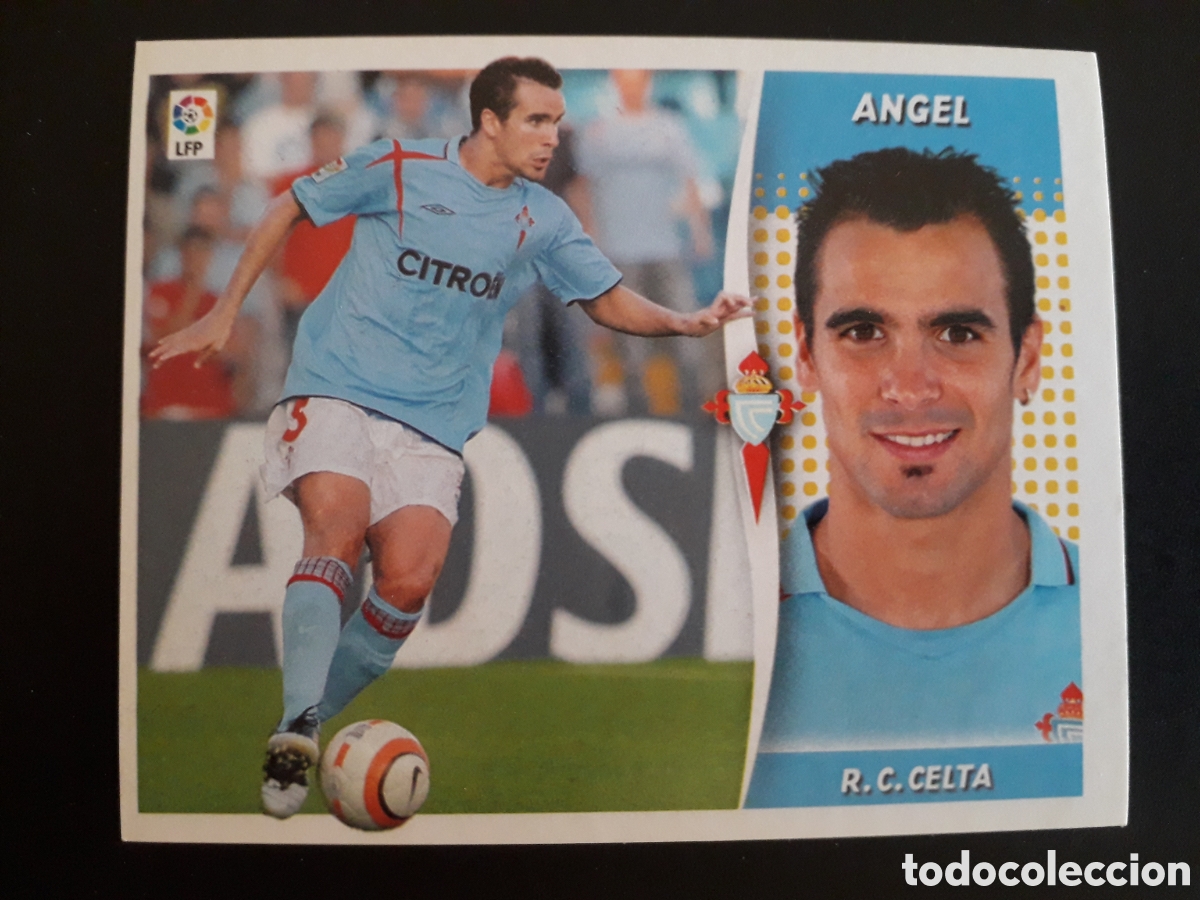 Cromos de F&uacute;tbol: &Aacute;NGEL CELTA DE VIGO ED ESTE 2006 2007 06 07 SIN PEGAR, PEDIDO M&Iacute;NIMO 3&euro;.