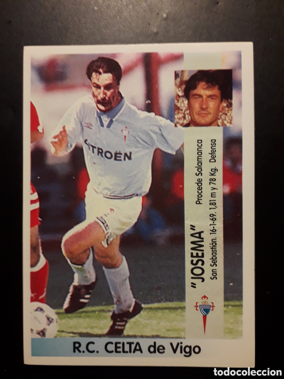 Cromos de F&uacute;tbol: JOSEMA CELTA DE VIGO N&deg; 359 PANINI 96 97 1996 1997 SIN PEGAR PEDIDO M&Iacute;NIMO 3&euro;