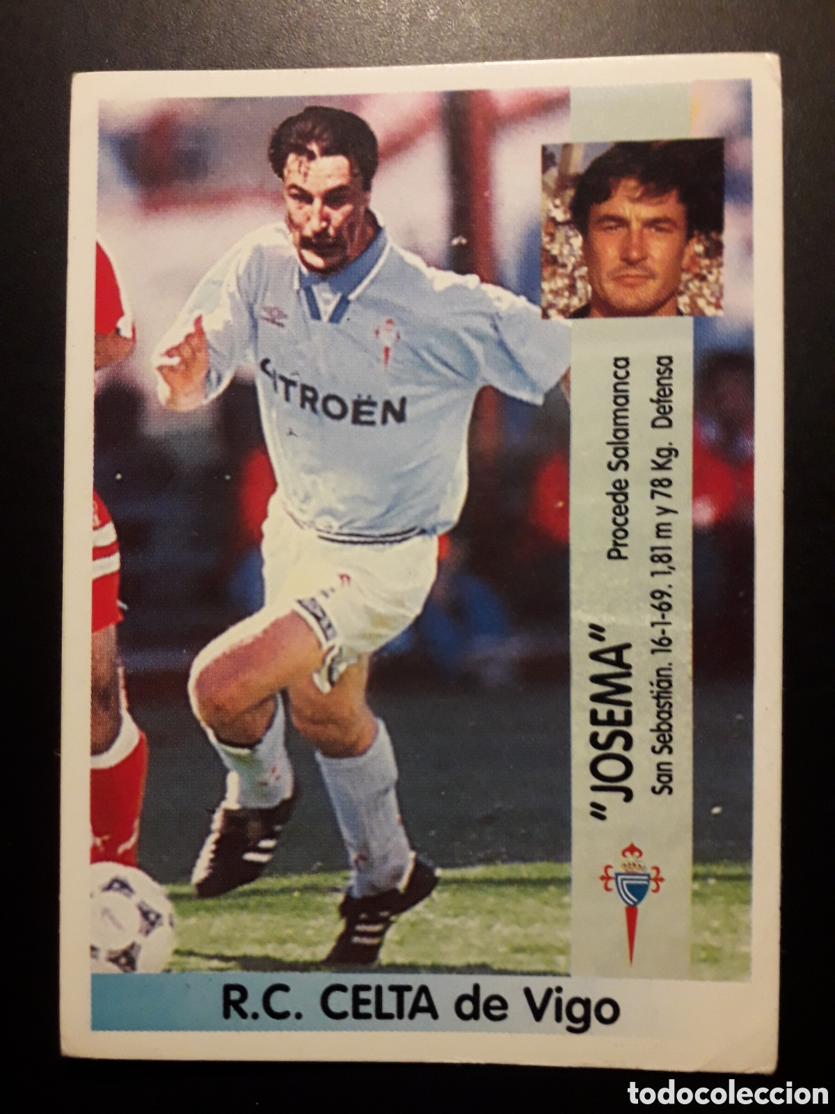 Cromos de F&uacute;tbol: JOSEMA CELTA DE VIGO N&deg; 359 PANINI 96 97 1996 1997 SIN PEGAR PEDIDO M&Iacute;NIMO 3&euro;.