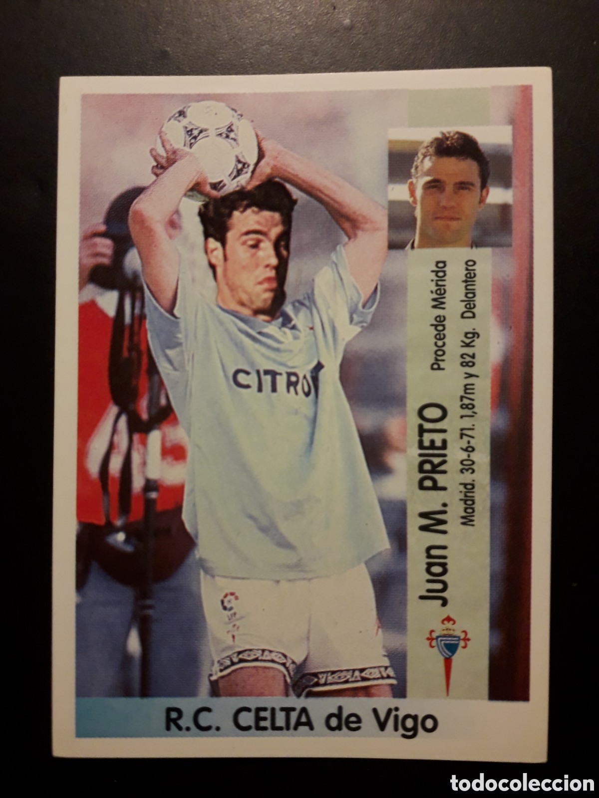 Cromos de F&uacute;tbol: PRIETO CELTA DE VIGO N&deg; 364 PANINI 96 97 1996 1997 SIN PEGAR PEDIDO M&Iacute;NIMO 3&euro;