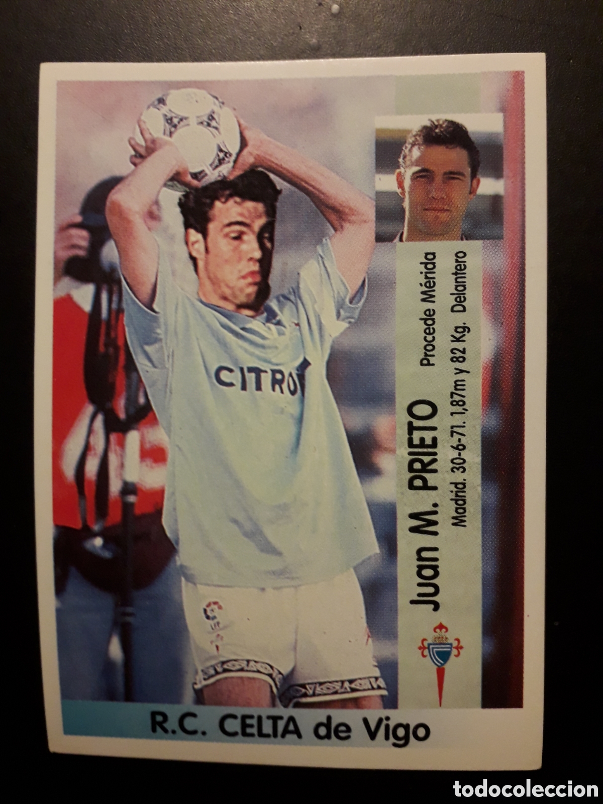 Cromos de F&uacute;tbol: PRIETO CELTA DE VIGO N&deg; 364 PANINI 96 97 1996 1997 SIN PEGAR PEDIDO M&Iacute;NIMO 3&euro;
