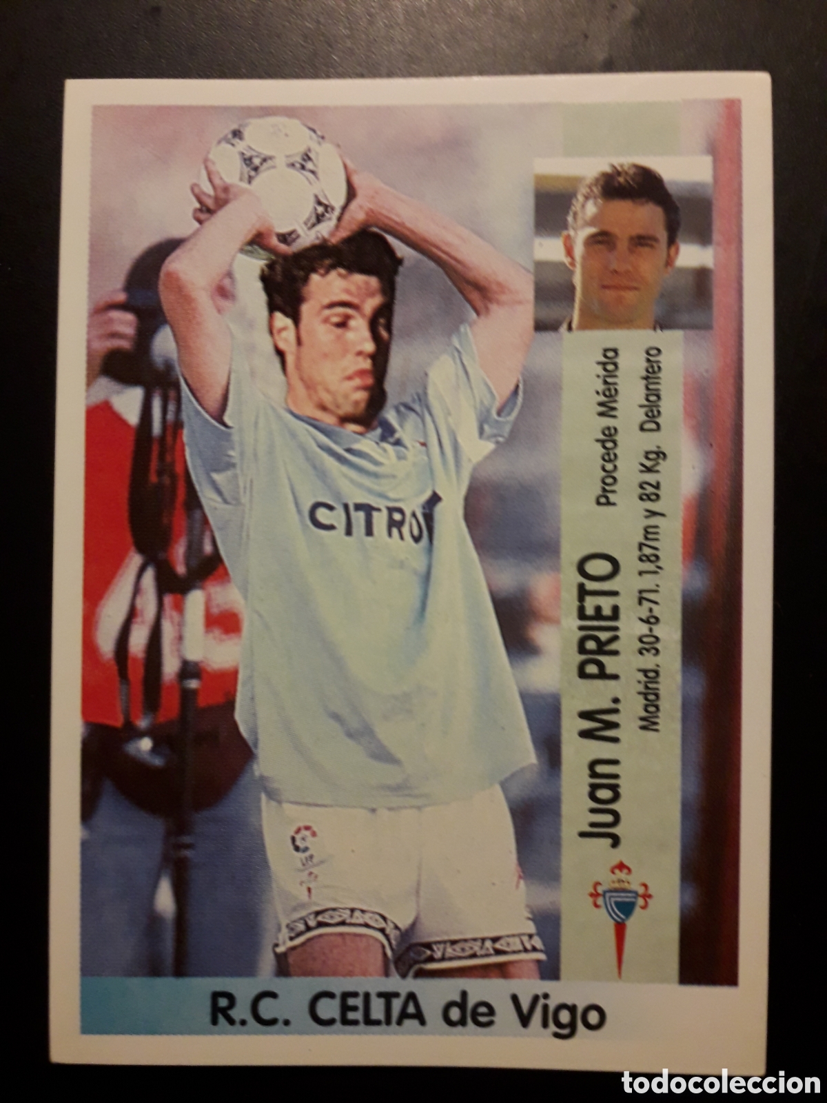 Cromos de F&uacute;tbol: PRIETO CELTA DE VIGO N&deg; 364 PANINI 96 97 1996 1997 SIN PEGAR PEDIDO M&Iacute;NIMO 3&euro;