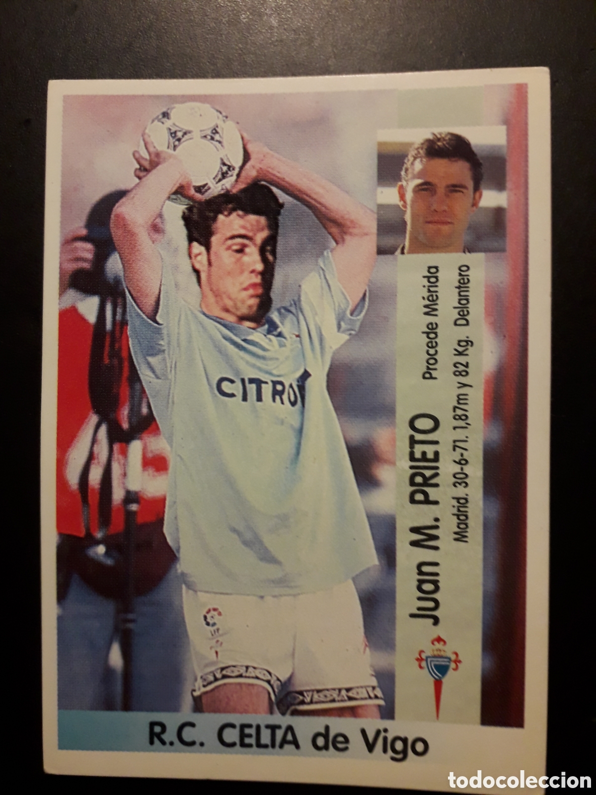 Cromos de F&uacute;tbol: PRIETO CELTA DE VIGO N&deg; 364 PANINI 96 97 1996 1997 SIN PEGAR PEDIDO M&Iacute;NIMO 3&euro;