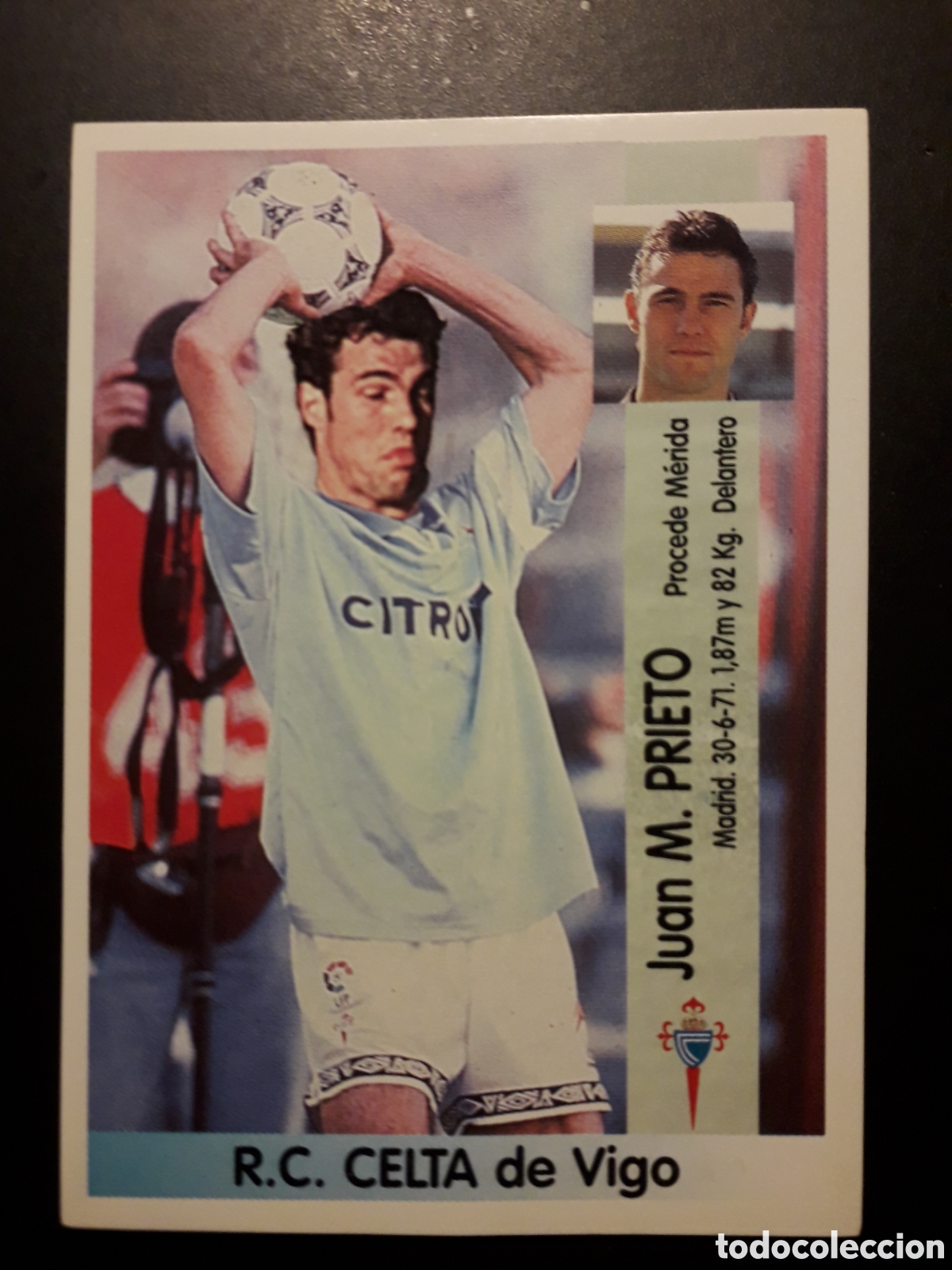 Cromos de F&uacute;tbol: PRIETO CELTA DE VIGO N&deg; 364 PANINI 96 97 1996 1997 SIN PEGAR PEDIDO M&Iacute;NIMO 3&euro;