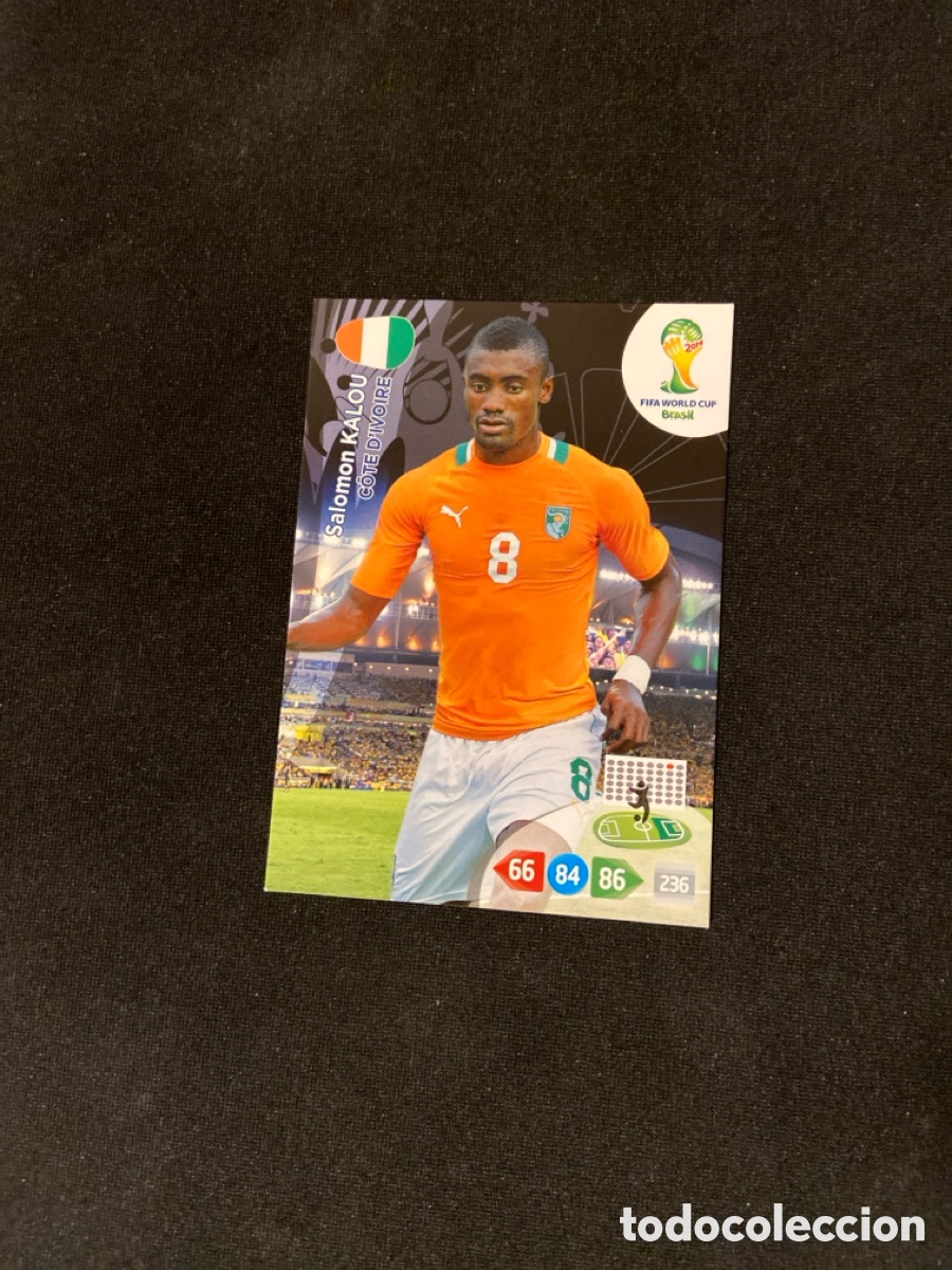 Cromos de F&uacute;tbol: KALOU 101 (COSTA DE MARFIL) PANINI ADRENALYN MUNDIAL 2014 BRASIL 14 FUTBOL CARTA A-1
