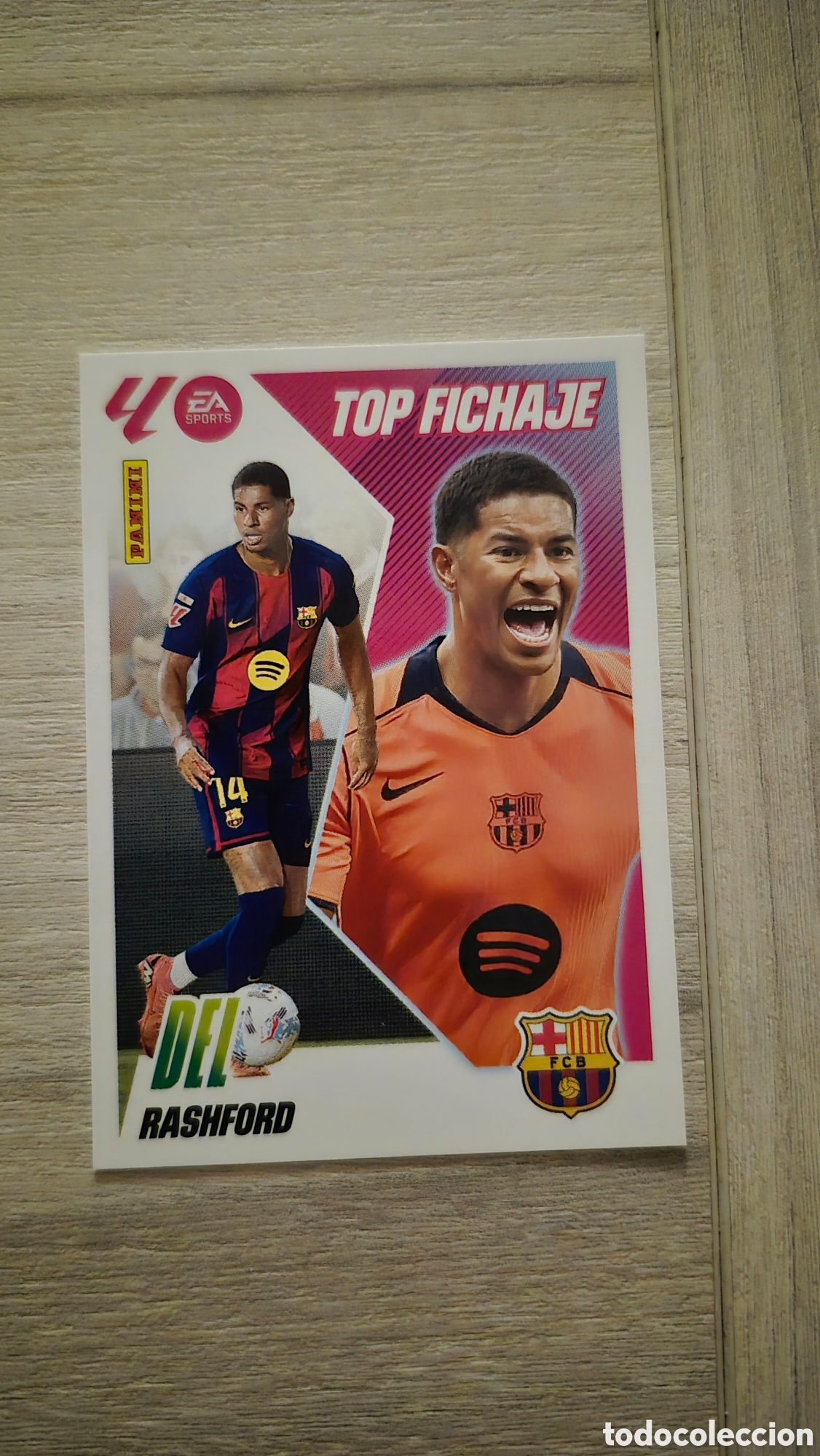 Fu&szlig;ball-Sticker: Top Fichaje N&deg;69 Rashford Liga Este 25/26