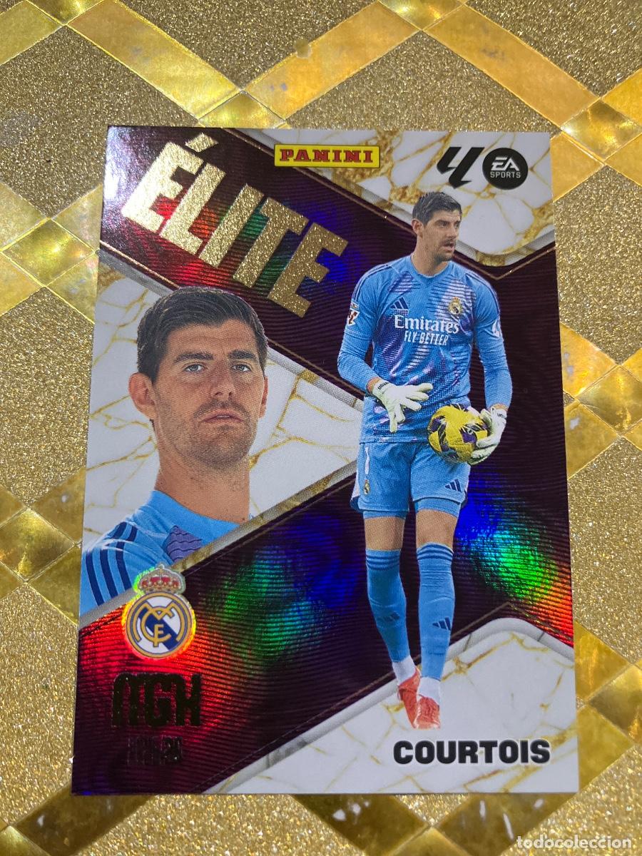 Cromos de F&uacute;tbol: CROMO DE FUTBOL NUMERO 3 COURTOIS REAL MADRID ELITE MEGACRACKS 2025 2026 MGK PANINI !