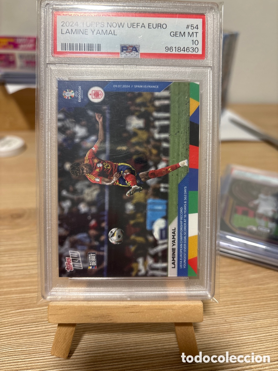 Football Stickers: Yamal Topps Now PSA 10