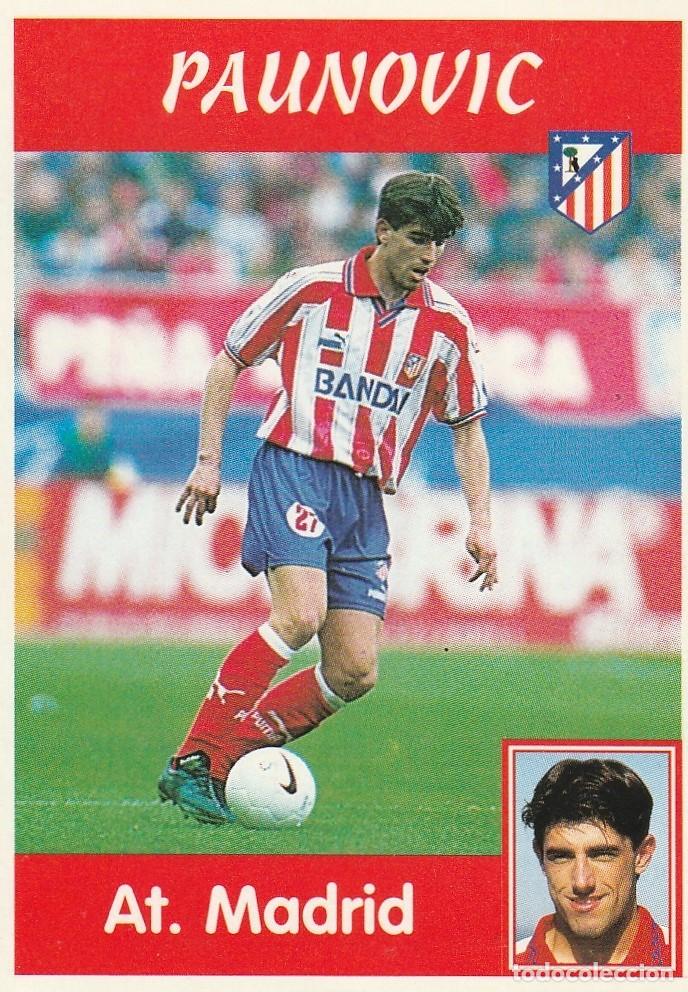 Cromos de f&uacute;tbol: PANINI 97-98. PAUNOVIC. NUNCA PEGADO. - Foto 1
