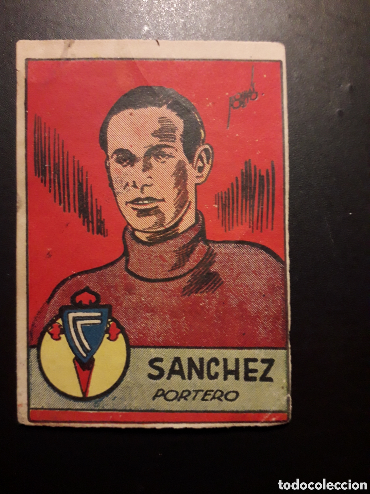 Cromos de F&uacute;tbol: S&Aacute;NCHEZ, CELTA DE VIGO &Aacute;LBUM FUTBOL&Iacute;STICO 1942 42. ED CISNE. SIN PEGAR. PEDIDO M&Iacute;NIMO 3&euro;