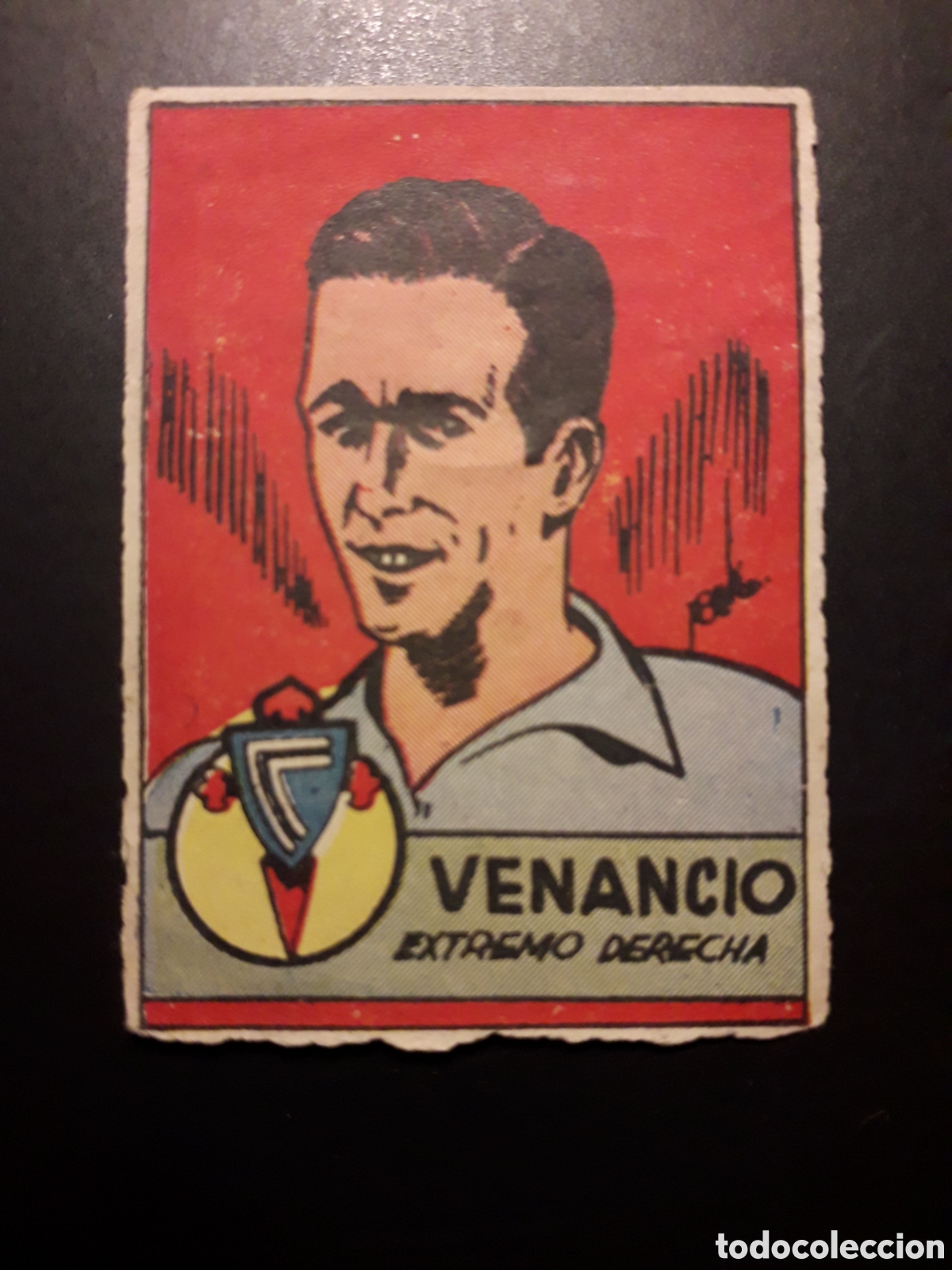 Cromos de F&uacute;tbol: VENANCIO, CELTA DE VIGO &Aacute;LBUM FUTBOL&Iacute;STICO 1942 42. ED CISNE. SIN PEGAR. PEDIDO M&Iacute;NIMO 3&euro;
