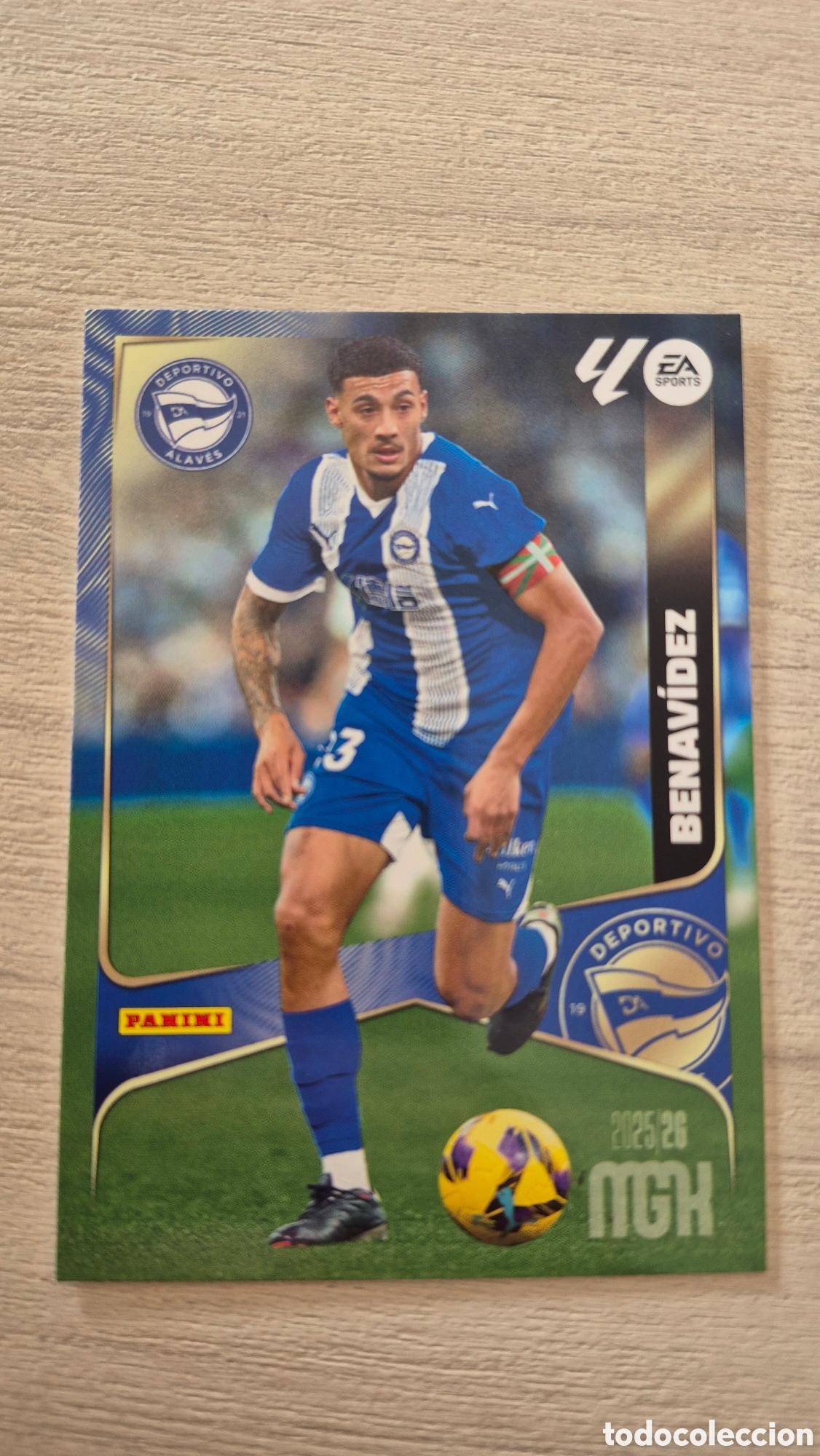 Cromos de F&uacute;tbol: N&deg;27 Alaves Benavidez Megacracks 25/26
