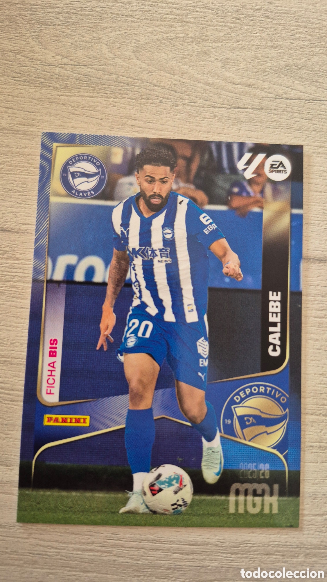 Cromos de f&uacute;tbol: N&deg;36Bis Alaves Calebe Megacracks 25/26