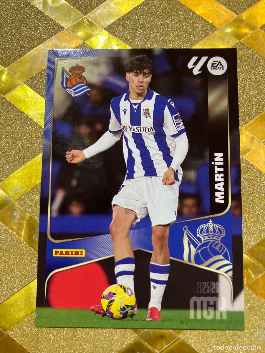 Cromos de f&uacute;tbol: CROMO DE FUTBOL NUMERO 311 MARTIN LA REAL SOCIEDAD MEGACRACKS 2025 2026 MGK PANINI !