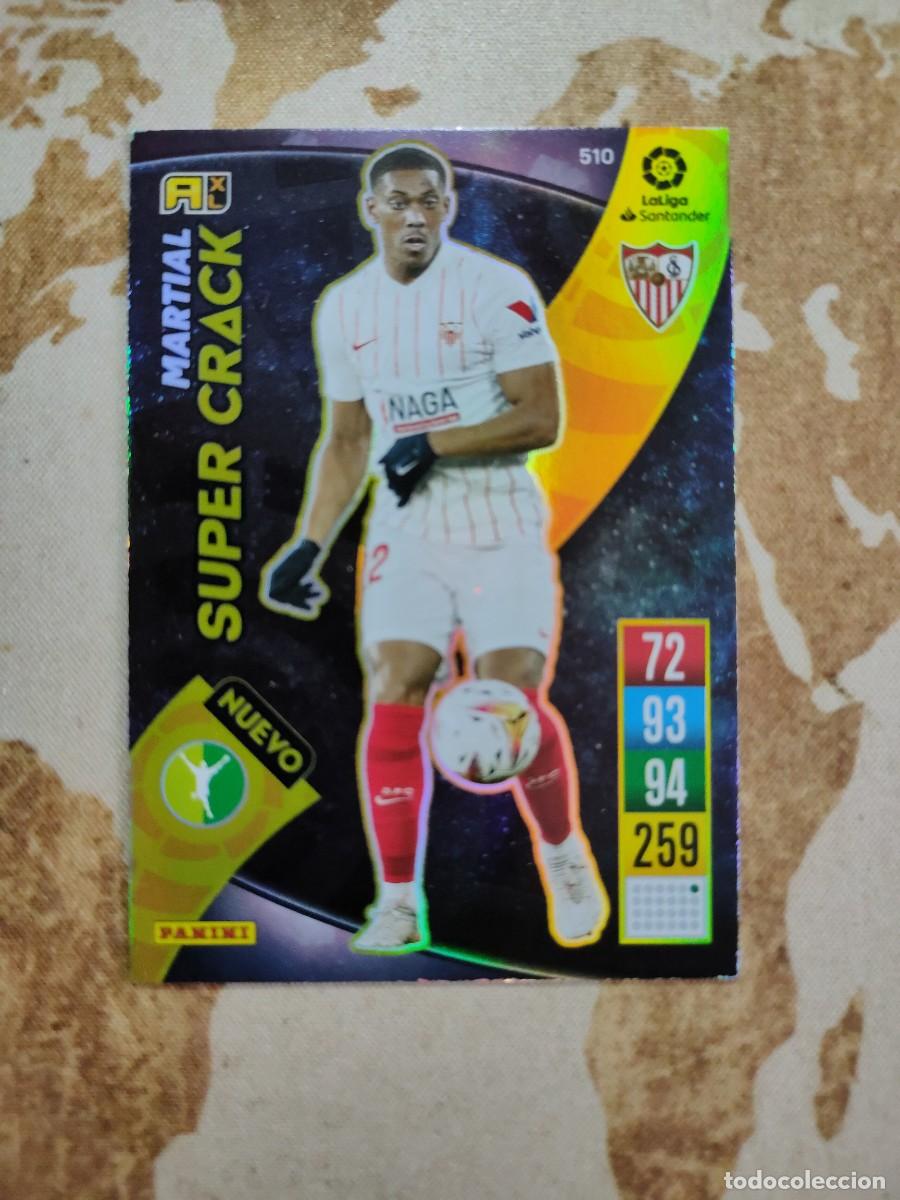 Fu&szlig;ball-Sticker: Adrenalyn S&uacute;per Crack 510 MARTIAL 2021-22