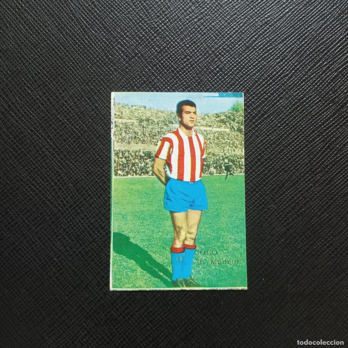 Fu&szlig;ball-Sticker: COLO AT MADRID FHER 1965 1966 CROMO FUTBOL 65 66 LIGA - DESPEGADO - A135 PG73