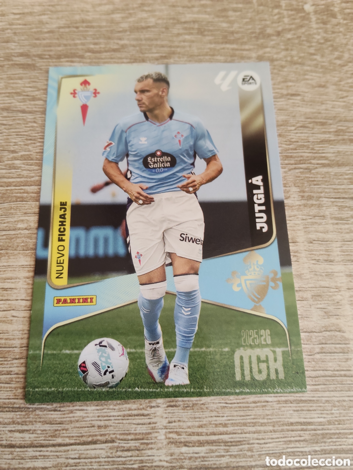 Cromos de F&uacute;tbol: Panini Megacracks 2025 2026 25 26 443 Jutgla fichaje Celta de Vigo