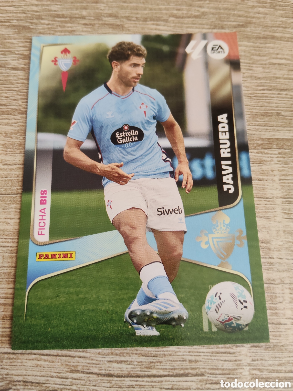 Cromos de F&uacute;tbol: Panini Megacracks 2025 2026 25 26 115 bis Javi Rueda Celta de Vigo