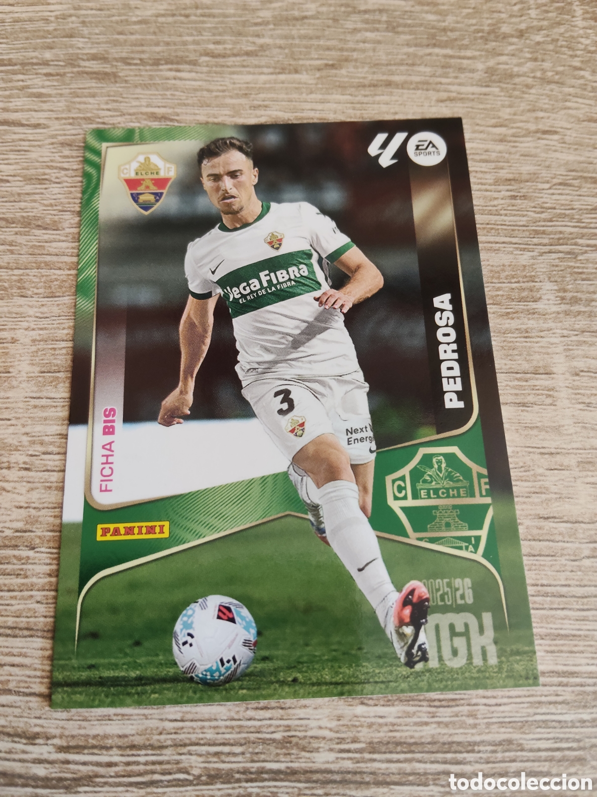 Cromos de f&uacute;tbol: Panini Megacracks 2025 2026 25 26 135 bis Pedrosa Elche