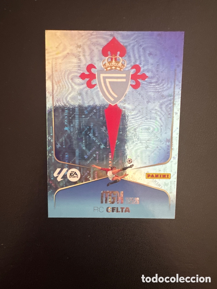 Cromos de F&uacute;tbol: ESCUDO CELTA DE VIGO NUMERO 109 MEGACRACKS 2025 2026
