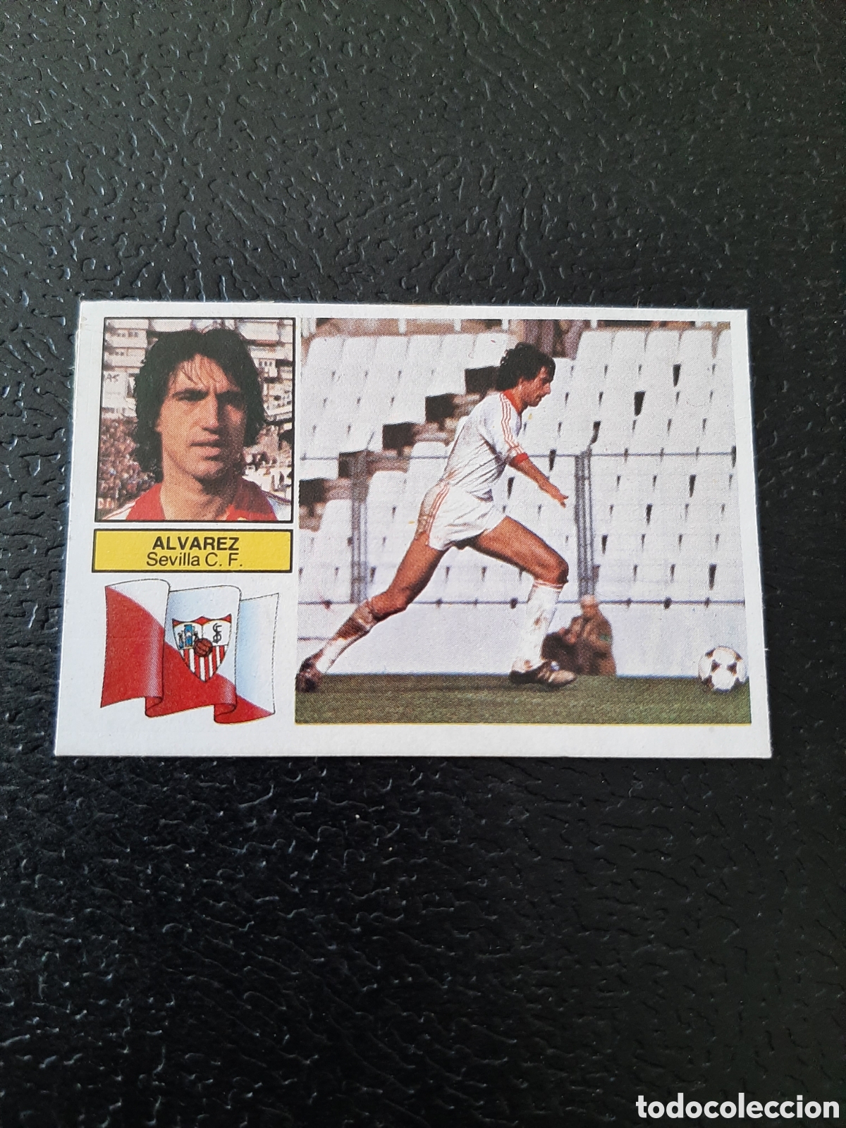 Cromos de F&uacute;tbol: ALVAREZ SEVILLA FC DESPEGADO ESTE 82/83