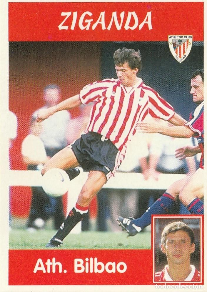 Cromos de f&uacute;tbol: PANINI 97-98. ZIGANDA. ATHLETIC DE BILBAO. NUNCA PEGADO. - Foto 1