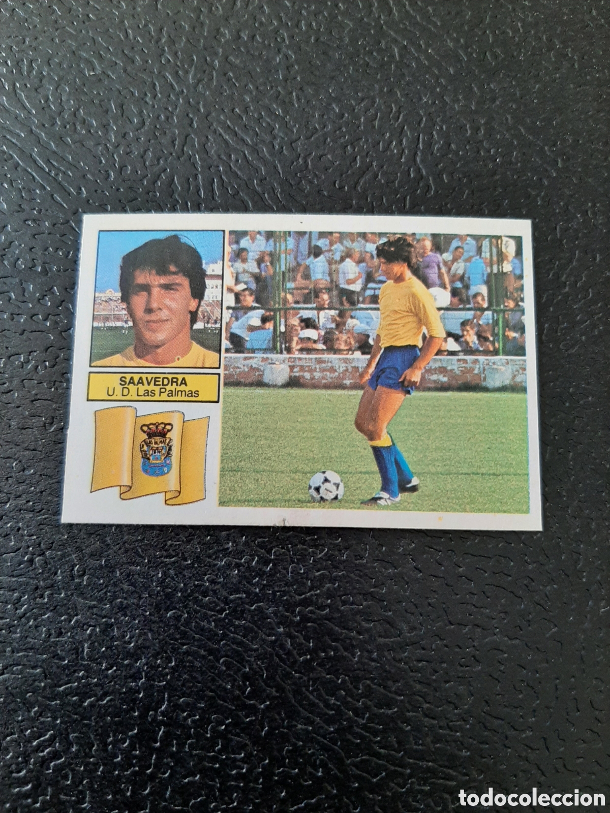 Cromos de F&uacute;tbol: SAAVEDRA UD LAS PALMAS . NUEVO NUNCA PEGADO ESTE 82/83