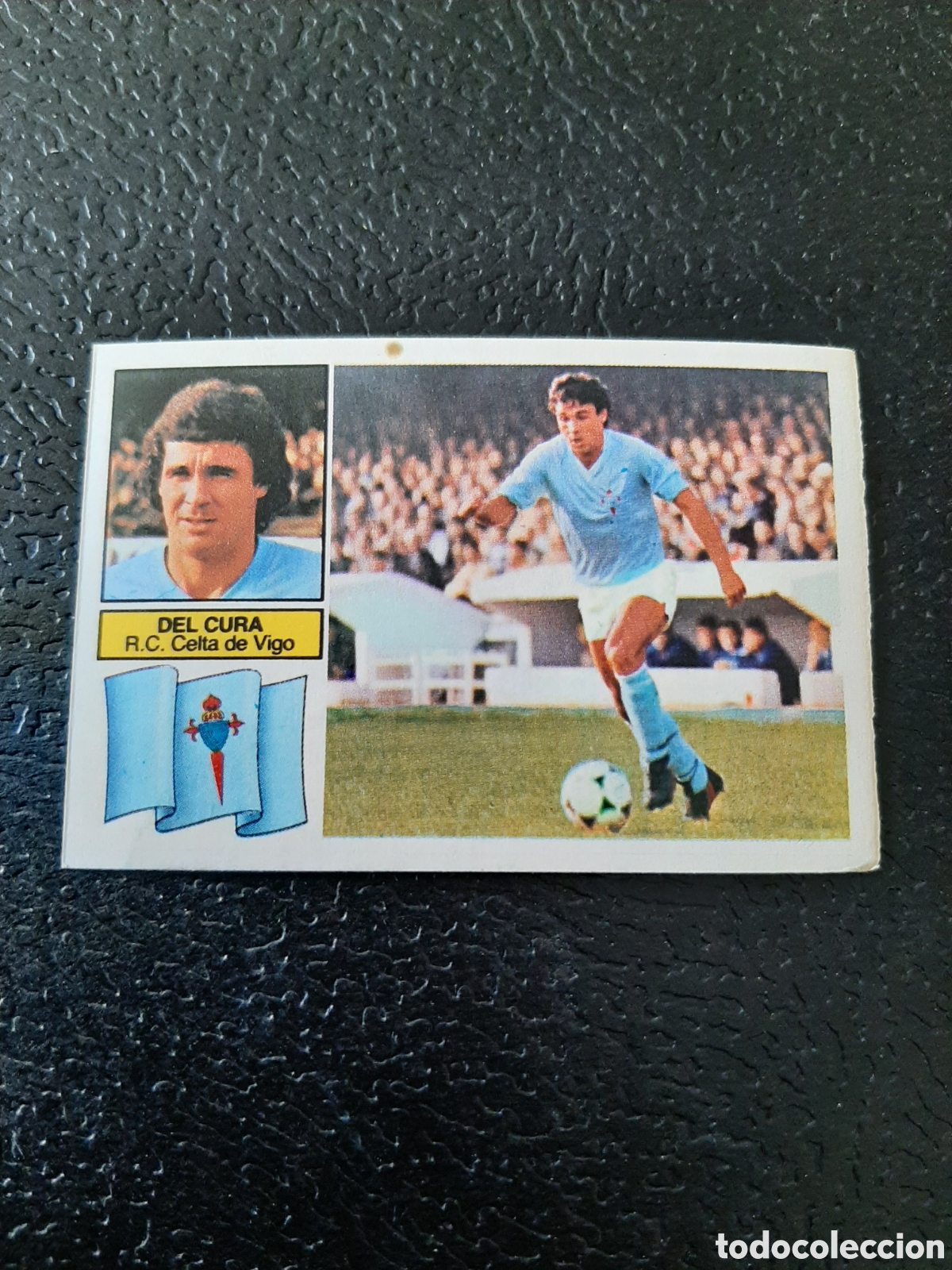 Cromos de F&uacute;tbol: DEL CURA RC CELTA . NUEVO NUNCA PEGADO ESTE 82/83