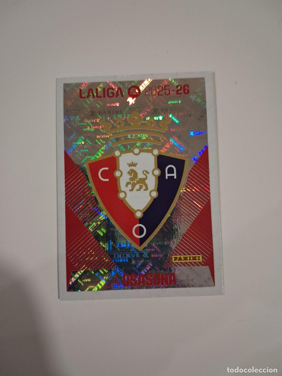 Figurine di Calcio: Liga 25/26 Ediciones Este Sin Pegar CA Osasuna 1 Escudo