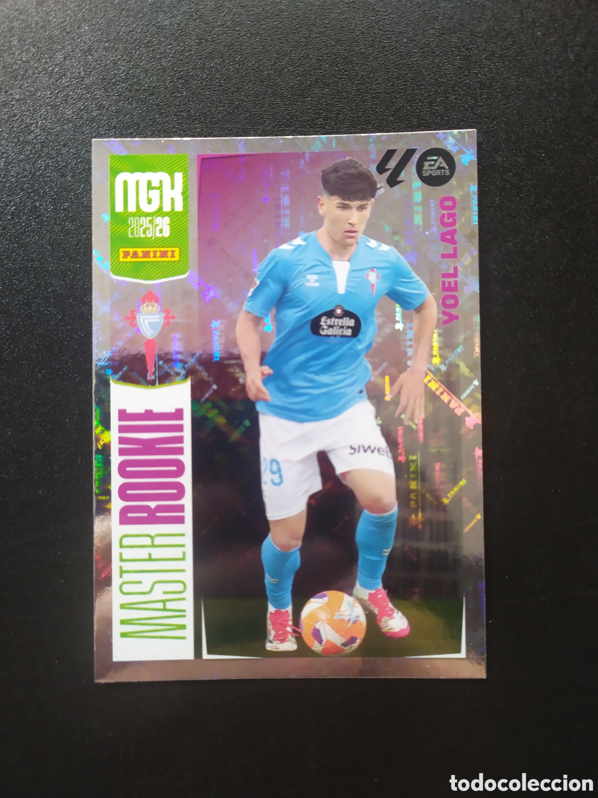 Cromos de F&uacute;tbol: Megacracks 2025 2026 25 26 panini Yoel Lago master rookie n&deg; 423 Celta Vigo