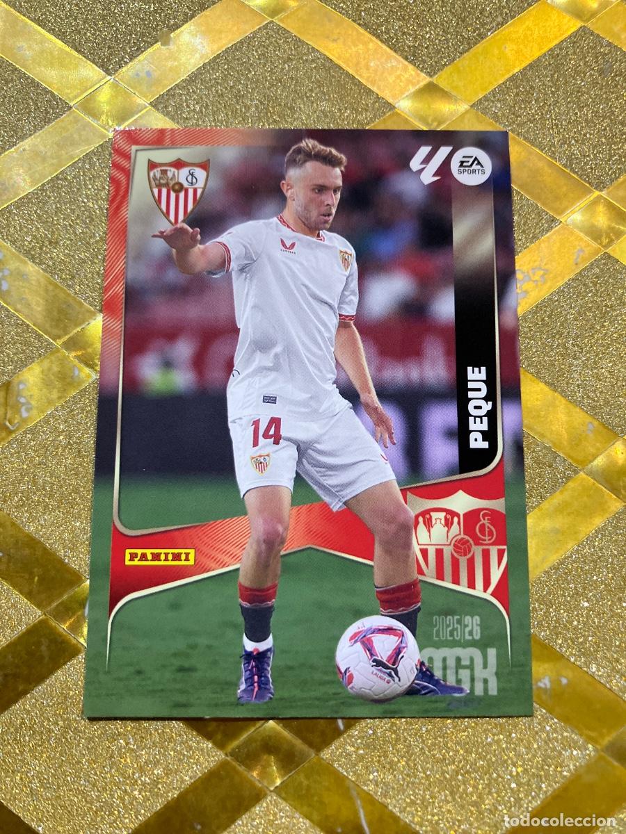 Cromos de f&uacute;tbol: CROMO DE FUTBOL NUMERO 338 PEQUE SEVILLA MEGACRACKS 2025 2026 MGK PANINI !